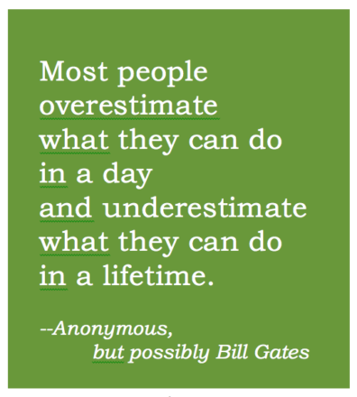 People Overestimate What They Can Do in a Day, and Underestimate What ...